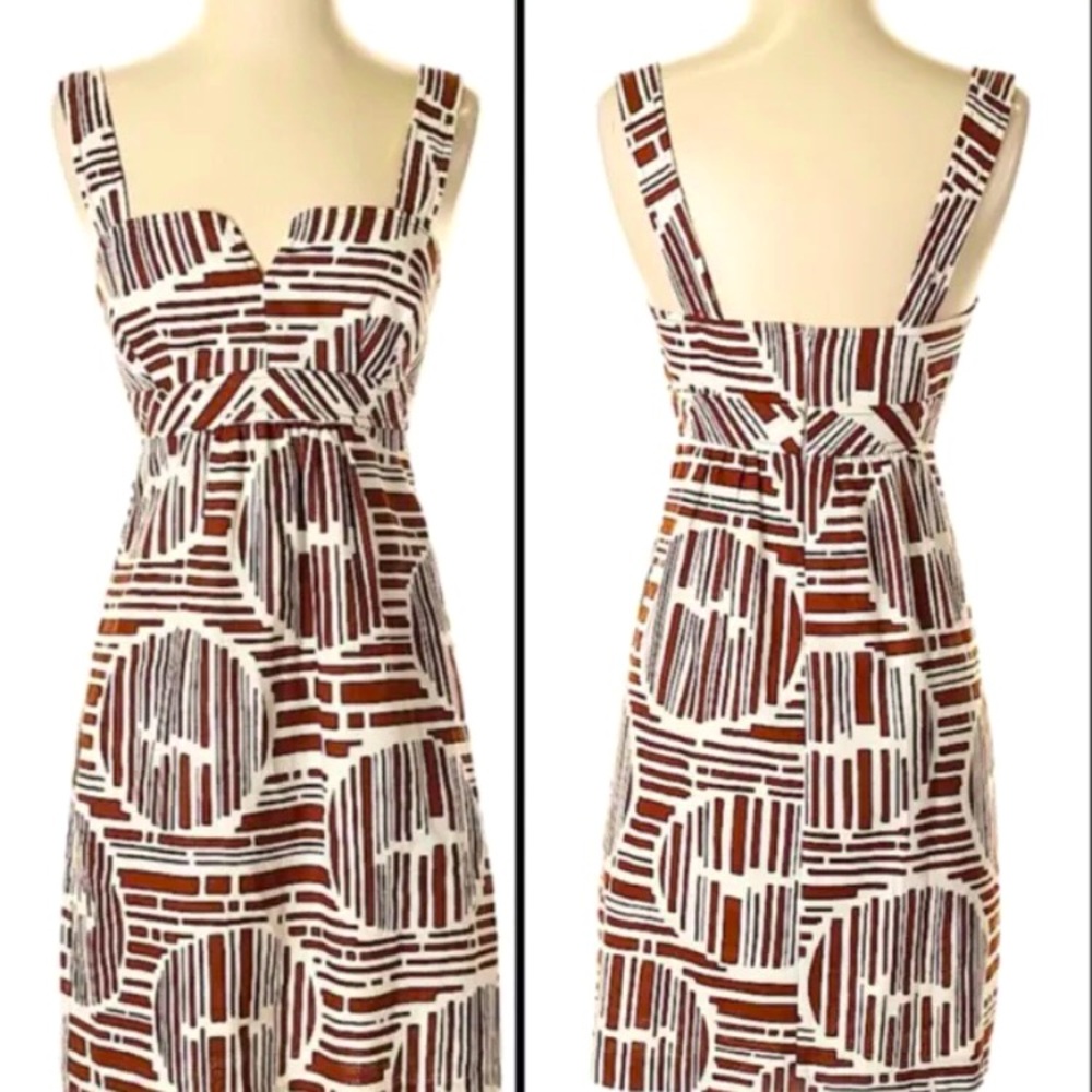 Trina Turk geometric print dress in size XS